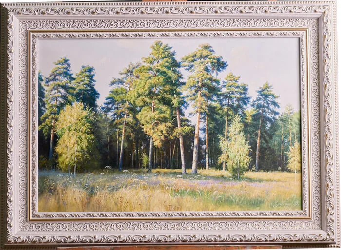Morning (2016) by Vladimir Grubnik, framed oil painting